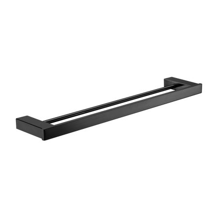 KOKO DOUBLE TOWEL RAIL 610MM 85008610 MATTE BLACK