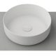 ALLURE ABOVE COUNTER BASIN (32MM NO O/F) ALR-BS-360-WG-S RAKED WHITE GLOSS