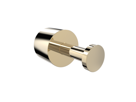 LUGANO ROBE HOOK E22.061.1.38 BRASS GOLD