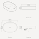 PILL BASIN SURFACE MOUNT (32MM NO O/F) PL1-1-0-CU CUSTARD
