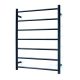 ROUND HEATED TOWEL LADDER BRTR01 MATTE BLACK