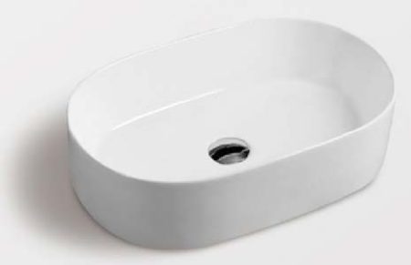 BARWON ABOVE COUNTER BASIN NO TAP HOLE (32MM NO O/F) K385 GLOSS WHITE