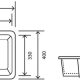 GORDON MEDIUM UNDER MOUNT BASIN NO TAP HOLE (32MM WITH O/F) K6034 GLOSS WHITE
