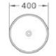 KING ABOVE COUNTER BASIN NO TAP HOLE (32MM NO O/F) K165 MATTE WHITE