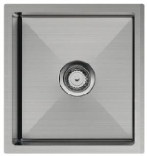 KING SINGLE BOWL KITCHEN SINK SS4040 STAINLESS STEEL