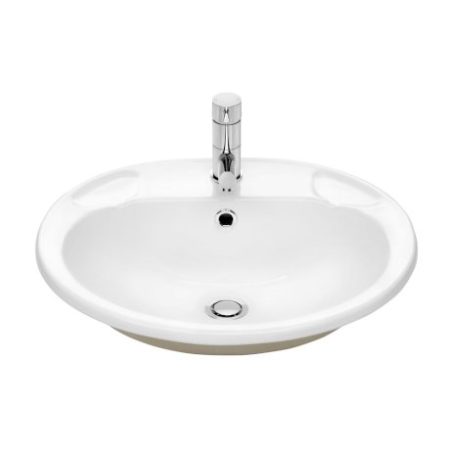 SYMPHONY VANITY BASIN 1TH CM3215W GLOSS WHITE
