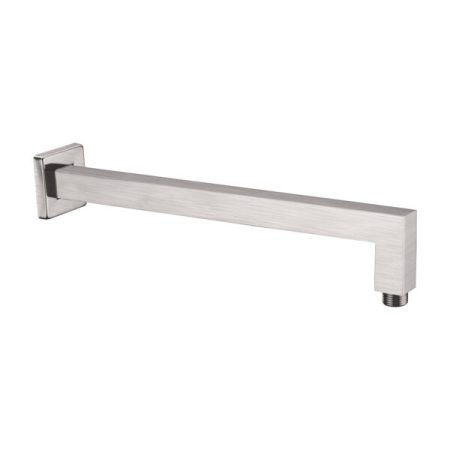 400MM SQUARE WALL SHOWER ARM NR501BN BRUSHED NICKEL