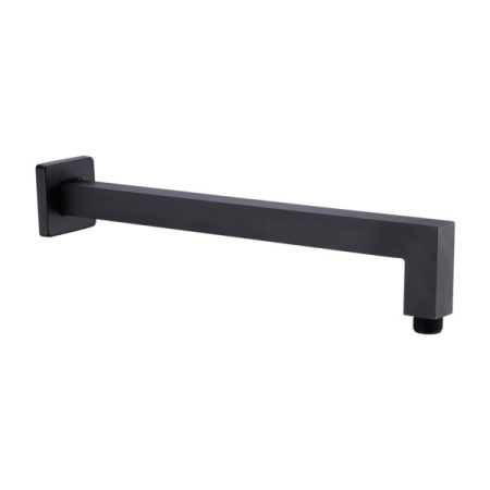 400MM SQUARE WALL SHOWER ARM NR501MB MATTE BLACK