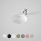 LIANO II 440MM UNDERMOUNT/OVERMOUNT ROUND BASIN 852600W GLOSS WHITE