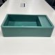 NOOD CO. SHELF 01 BASIN – WALL HUNG (TEAL) (NO TAP HOLE OR OVERFLOW)