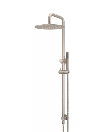 ROUND COMBINATION SHOWER RAIL 300MM ROSE SINGLE FUNCTION HAND SHOWER MZ0706-R-CH CHAMPAGNE