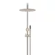 ROUND COMBINATION SHOWER RAIL 300MM ROSE SINGLE FUNCTION HAND SHOWER MZ0706-R-CH CHAMPAGNE