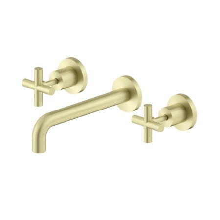 X-PLUS WALL BASIN SET NR201607ABG BRUSHED GOLD