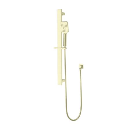 SQUARE SINGLE RAIL SHOWER NR316BG BRUSHED GOLD