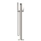 VITRA FLOOR MOUNTED BATH FILLER WITH HAND SHOWER NR321503ABN BRUSHED NICKEL