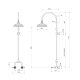 NOSTALGIA LEVER EXPOSED SHOWER SET NS123L CHR CHROME