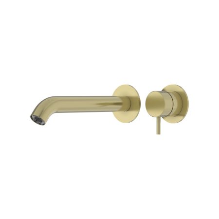 ELLE 316 WALL BASIN/BATH MIXER SST676BG BRUSHED GOLD