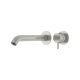 ELLE 316 WALL BASIN/BATH MIXER SST676B BRUSHED STAINLESS