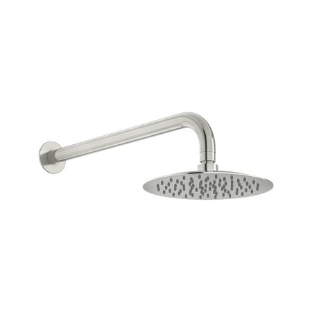 ELLE 316 250MM OVERHEAD SHOWER WITH 400MM ARM SST6803BN BRUSHED STAINLESS