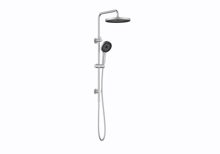 GABE TWIN SHOWER ON RAIL T7808BN BRUSHED NICKEL