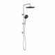 GABE TWIN SHOWER ON RAIL T7808BN BRUSHED NICKEL