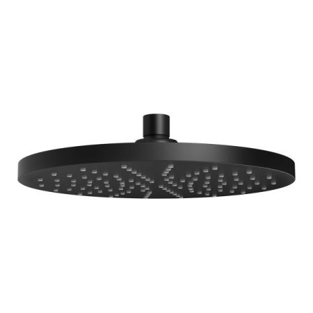 VIVID SHOWER ROSE 230MM ROUND V527-10 MATTE BLACK