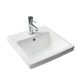 KYRA 017 SEMI INSET BASIN 1TH 191447 GLOSS WHITE