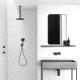 VIVID CEILING ARM 300MM ROUND V544 MB MATTE BLACK