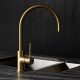 VIVID SLIMLINE SINK MIXER VS733-12-1 BRUSHED GOLD