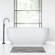 VIVID SLIMLINE FLOOR MOUNTED BATH FILLER VS745 MB MATTE BLACK