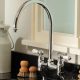 LUDLOW BRIDGE DOUBLE LEAVER TAP LU104BM-CH CHROME/WHITE