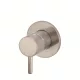 ROUND WALL MIXER SHORT PIN-LEVER MW03S-FIN-CH+MW13BDY CHAMPAGNE
