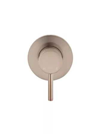 ROUND WALL MIXER SHORT PIN-LEVER MW03S-FIN-CH+MW13BDY CHAMPAGNE
