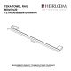 TEKA TOWEL RAIL 600MM TETR600BN BRUSHED NICKEL