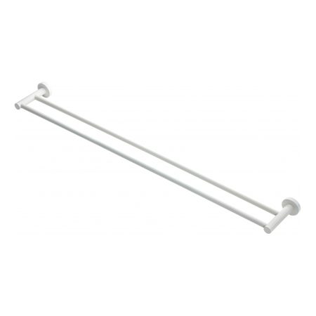 AURA TOWEL RAIL DOUBLE 800MM AUDTR800MW MATTE WHITE