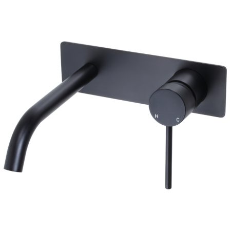 209 SERIES WALL BASIN MIXER T209WBN MATTE BLACK