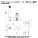 308 SERIES 35MM WALL BASIN MIXER T308WBN MATTE BLACK