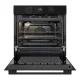 60CM MULTIFUNCTION HYBRID CLEAN OVEN W4OMK58RU1BA BLACK GLASS