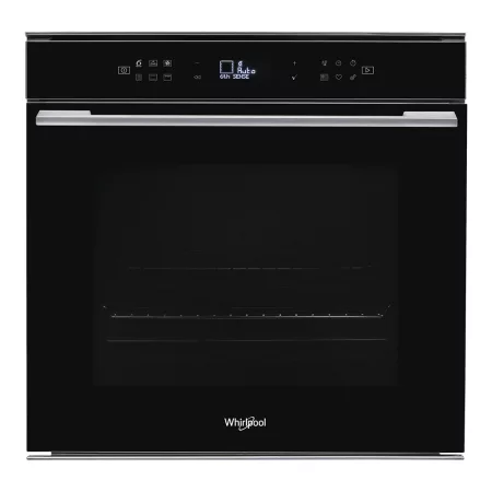 60CM MULTIFUNCTION SELF CLEAN ELECTRIC OVEN W7OM44S1PBLAUS BLACK GLASS