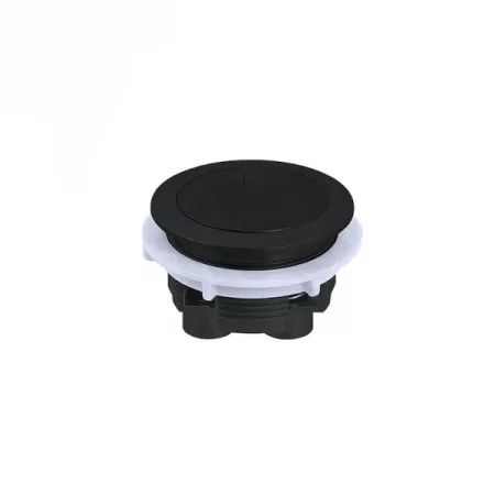 ROUND PRESS DUAL FLUSH BUTTON PB-RMB MATTE BLACK