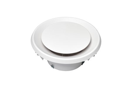 SILENT MULTI PURPOSE EXHAUST FAN WHITE CYLINDRICAL DIFFUSER BR550 WHITE