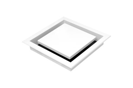 SILENT MULTI PURPOSE EXHAUST FAN SQUARE RECESSED WHITE DIFFUSER BRW650 WHITE