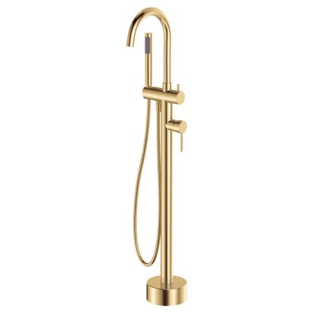 CALI FREESTANDING BATH MIXER WITH HAND SHOWER 213113UB URBAN BRASS