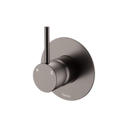 CALI UP WALL MIXER WITH LARGE BACK PLATE 228114GM-3 GUNMETAL GREY