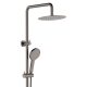 CALI TWIN RAIL SHOWER 455109GM GUNMETAL GREY