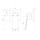 MEKKO SWITCHMIX SHOWER/WALL MIXER (FIT OFF ONLY, REQ ROUGH IN) 115-2805-10 MATTE BLACK