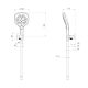 NUAGE HAND SHOWER 129-6630-40 BRUSHED NICKEL