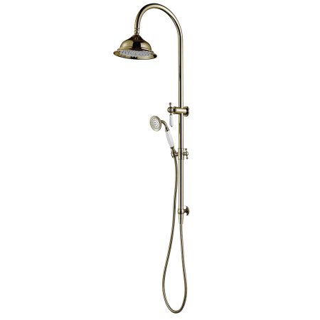 BORDEAUX TWIN SHOWER BOR013BM BRUSHED GOLD