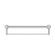 MECCA CARE 32MM GRAB RAIL WITH TOWEL HOLDER 300/600/900MM NRCR3212BCH CHROME