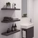 SPLICE FLOATING SHELF 300MM NOTAIO WALNUT SPL-S-300